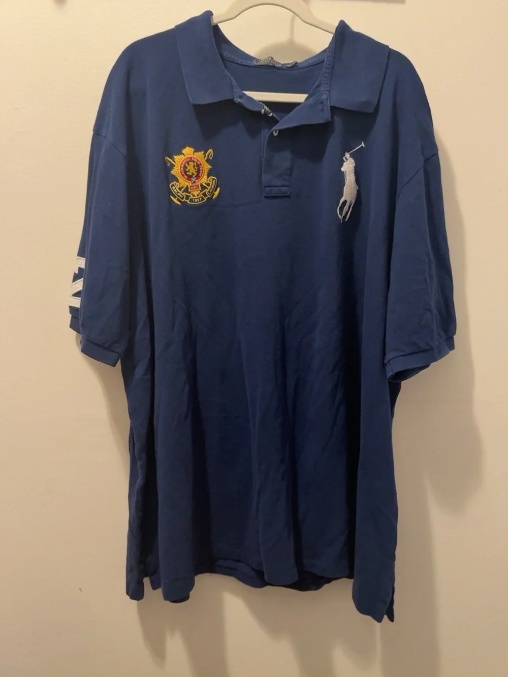 Polo Ralph Lauren Big Pony Crest Polo Men’s 4XLT Navy Big & Tall